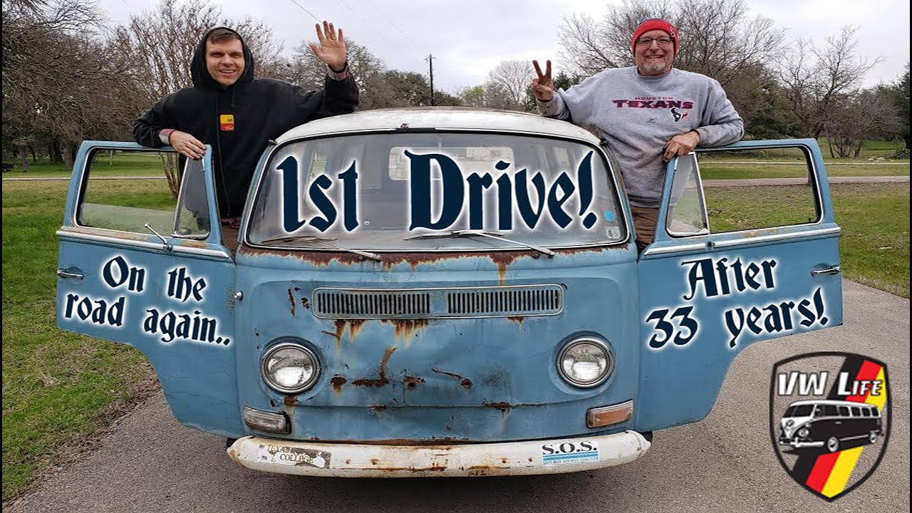 1968 VW Bus 1st Drive in 33 Years!
