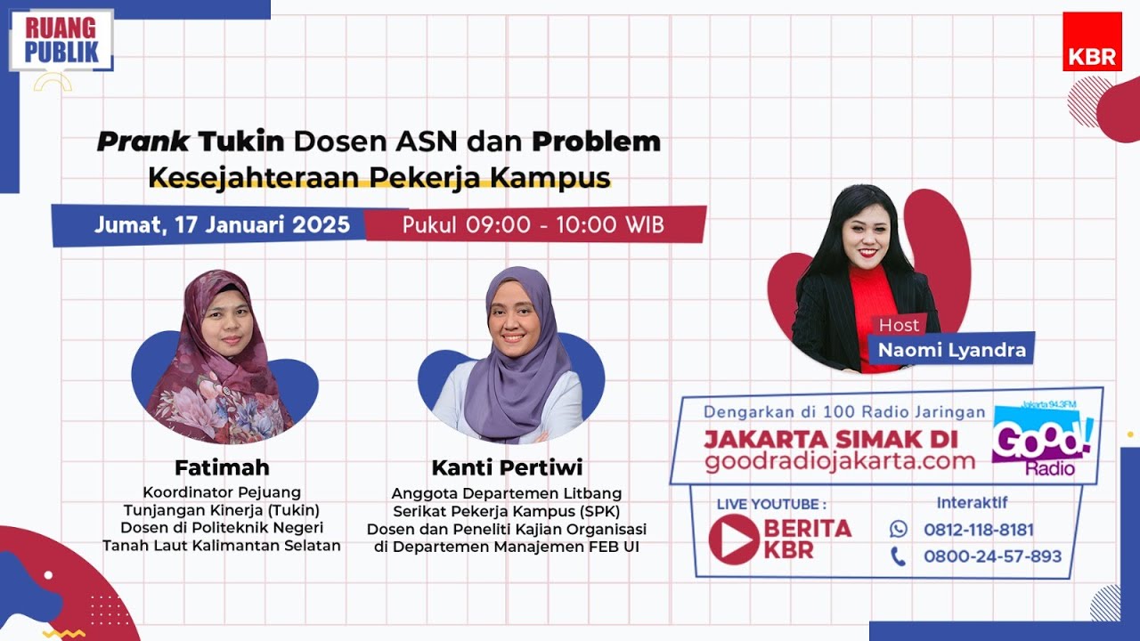 Ruang Publik KBR - Prank Tukin Dosen ASN dan Problem Kesejahteraan Pekerja Kampus
