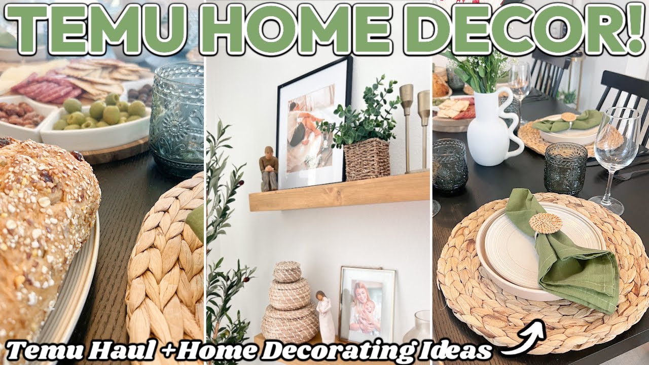 MUST HAVE TEMU HOME DECOR! 😍 | Home Decor Ideas On A Budget | Decorate With Me | HUGE Temu Haul