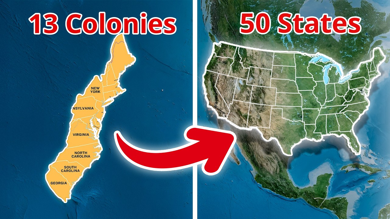 How America Became 50 States: The INSANE Map Story You Never Knew!