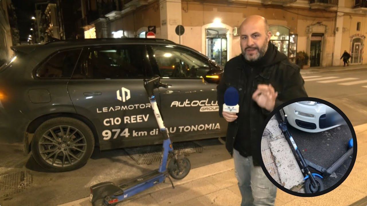 Monopattino sharing cade e riga l'auto. Chi paga? Nessuno: 