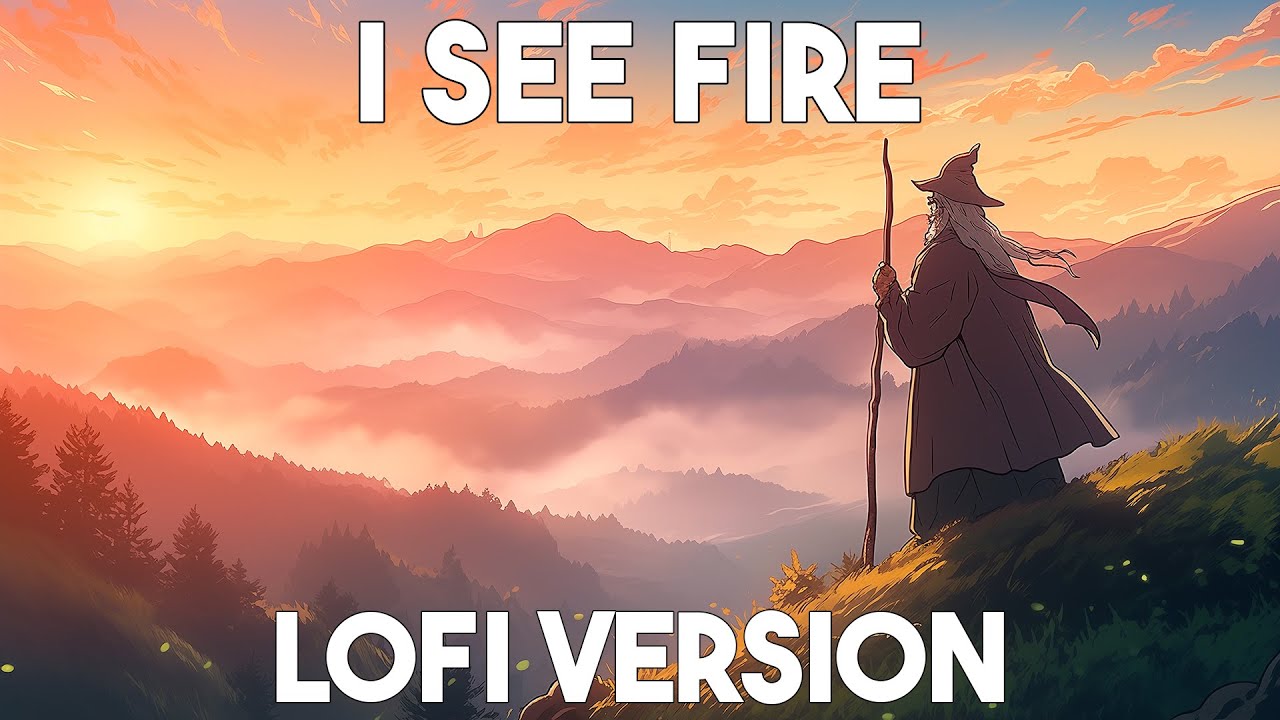 I See Fire from The Hobbit, but it's a chill lofi beat (1 hour) | LOTR lofi