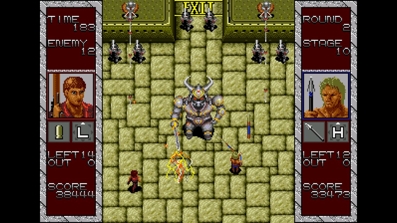 Gain Ground Sega Genesis 2 player 60fps