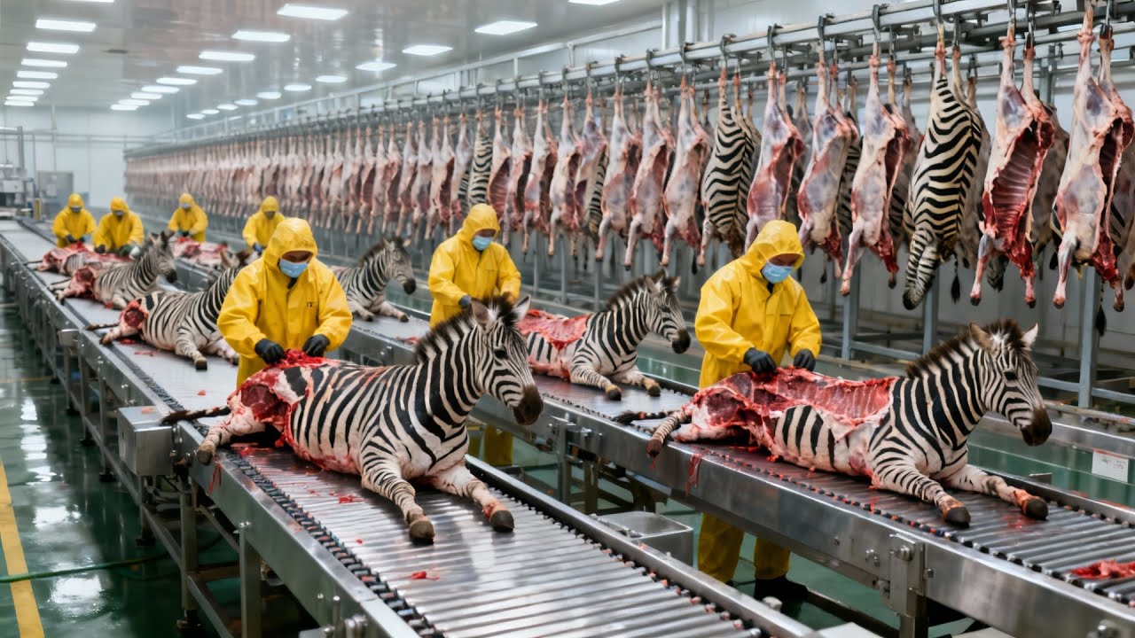 Inside the Zebra Leather Factory | From Zebra Skin to Luxury Products ( FULL PROCESS)