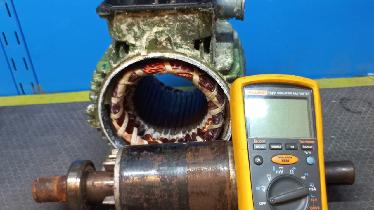 Meger ile asenkron motorun izolasyon testi nasıl yapılır / 3 fazlı motor ölçümü