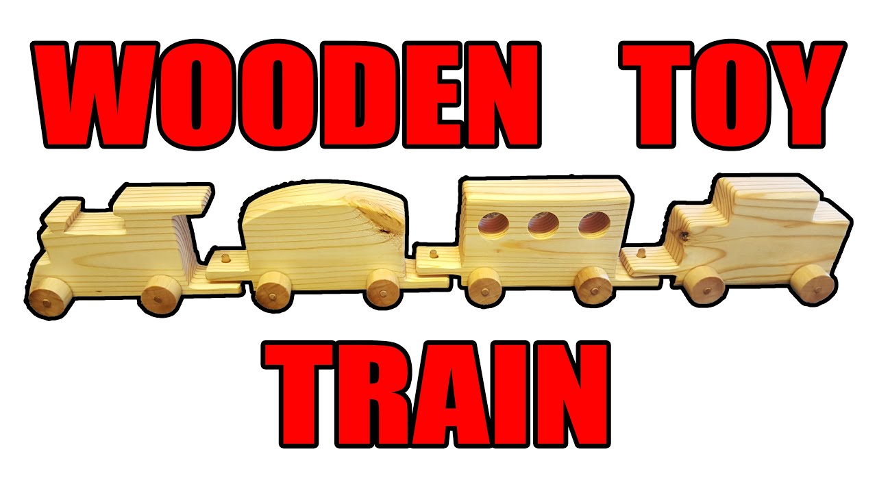 DIY Wooden Toy Train - Free Plans!