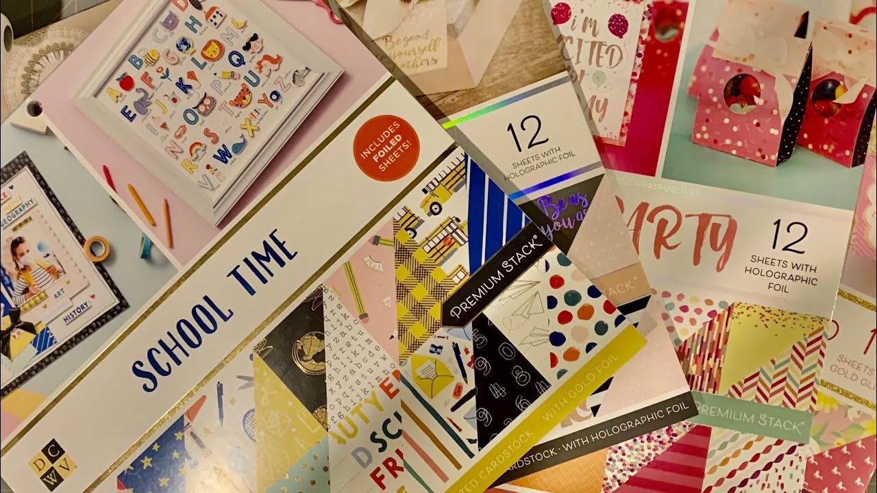 Joann DCWV New Paper Packs Come and See 👀!!!