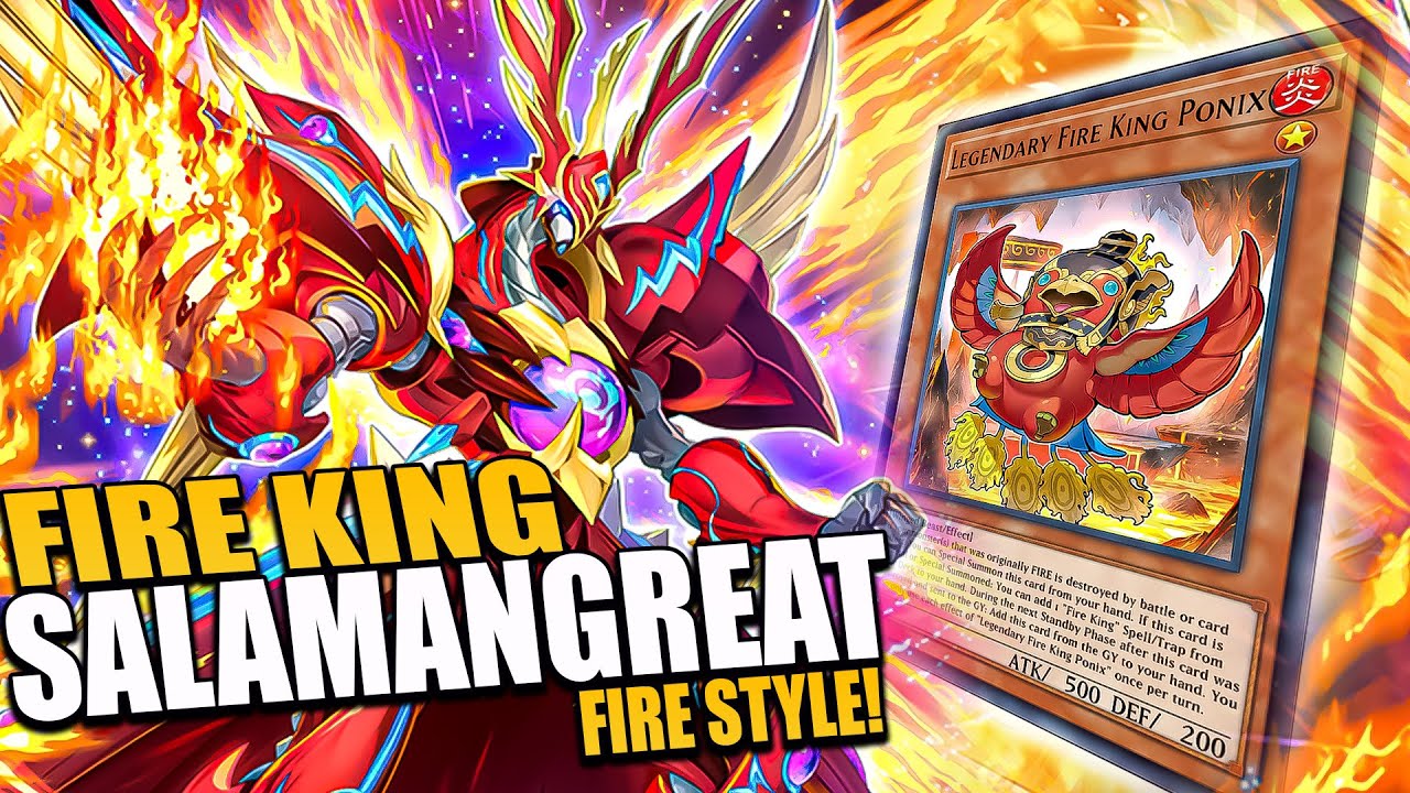 SALAMANGREAT WITH FIRE KING IS BROKEN! [Yu-Gi-Oh! Master Duel]