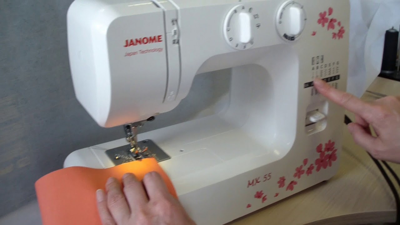 Обзор электромеханической швейной машины Janome MX55