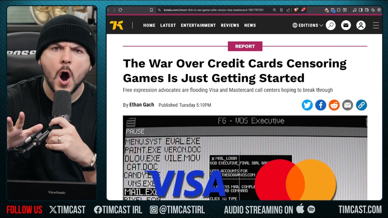 WAR! Visa & Mastercard BAN Video Games After FEMINIST OUTRAGE, But NEW LAW COULD STOP THIS