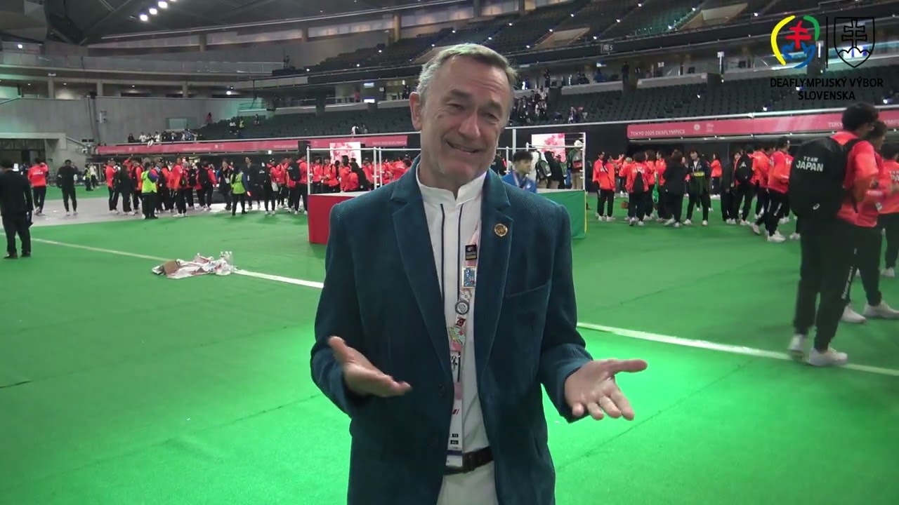 Deaflympiáda 2025, záverečný ceremoniál - Peter Birka, 26.11.2025