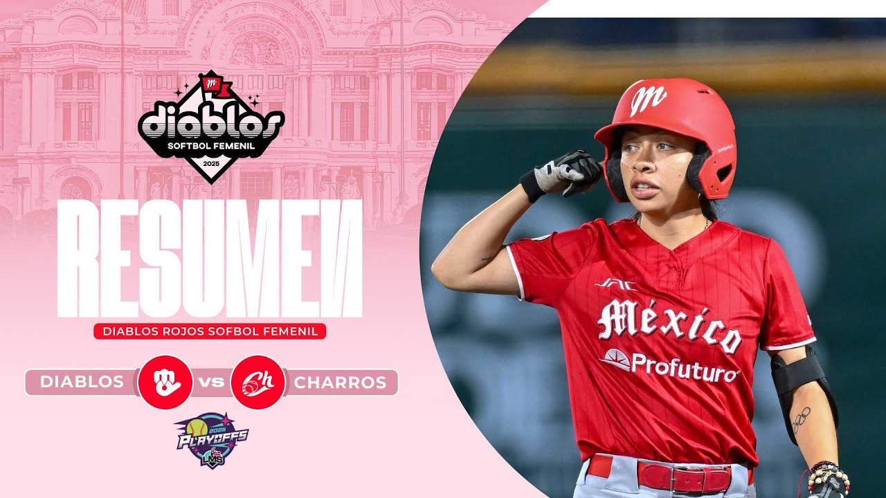 Resumen PLAY OFFS || 11 de marzo, 2025. || Diablos Rojos Femenil vs Charros de Jalisco Softbol