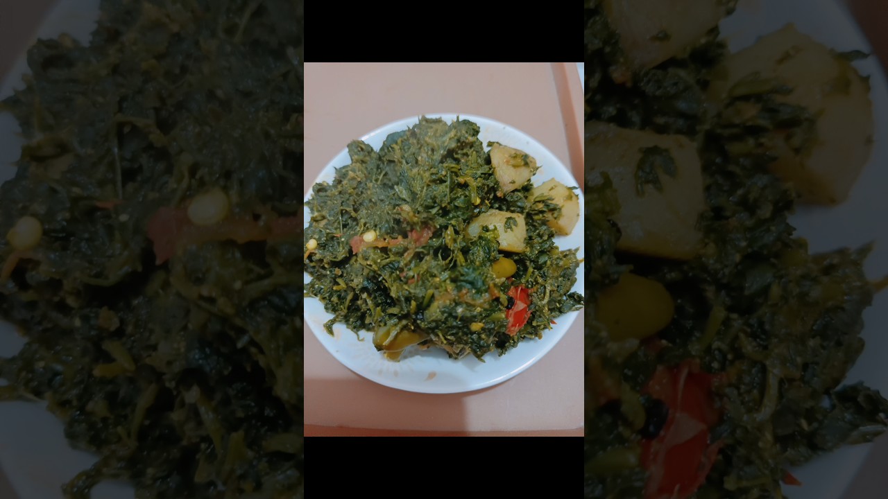 Bathua saag or aloo recipe|| bathua leaves|| cooking with ifftu