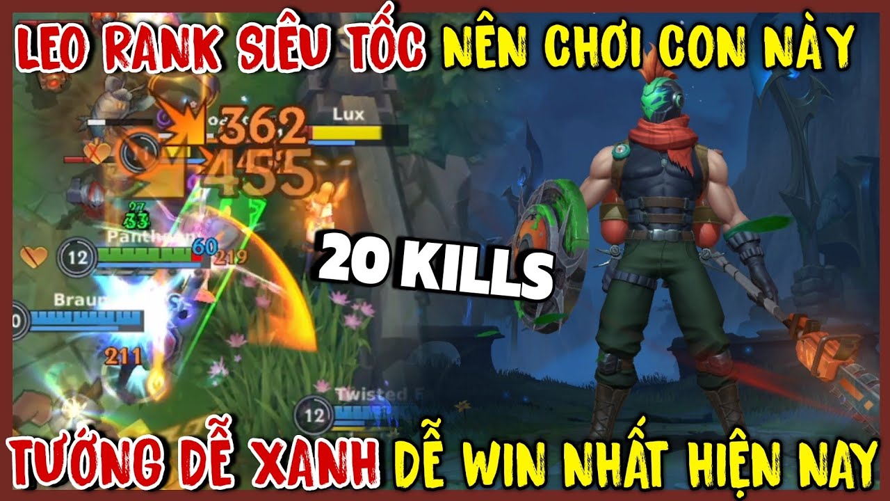 TỐC CHIẾN : Nếu Muốn Leo Rank Tốc Độ Nên Tập Chơi PANTHEON - Tướng Rất Dễ Xanh Và Win Sớm