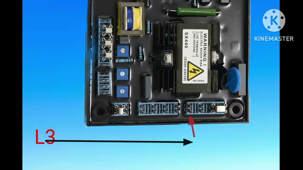 Stamford SX440 AVR wiring installation Avr sx440/ stamford