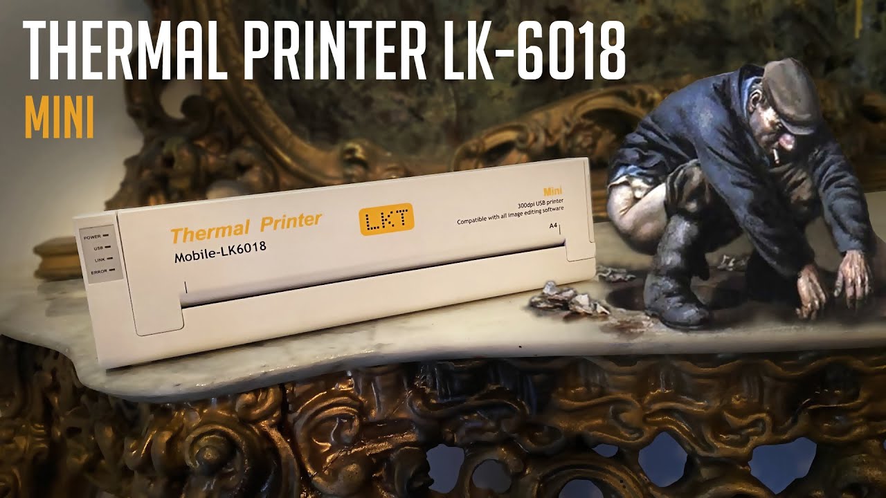 Міні Принтер Для ТАТУ | Thermal Printer for tattoo Stencil LK-6018