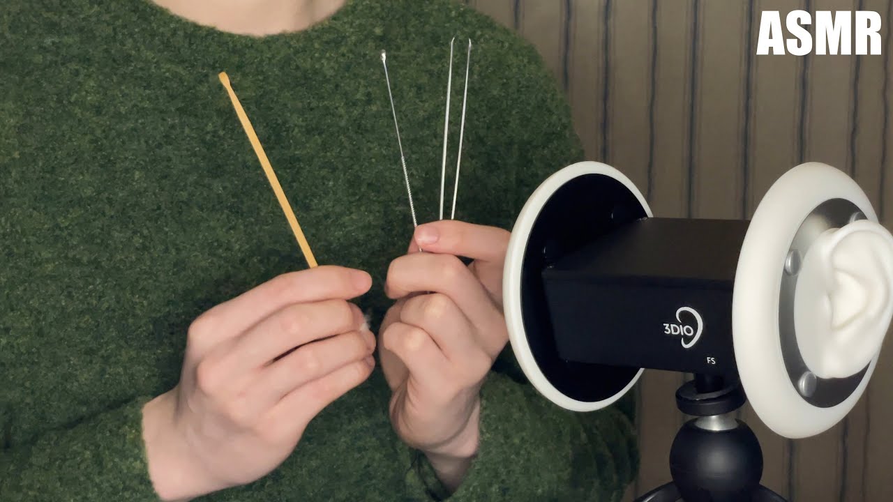 ASMR (No Talking) 집중이 필요할 때 / 잠들기 전 부담 없이 듣기 좋은 귀청소 / Ear cleaning