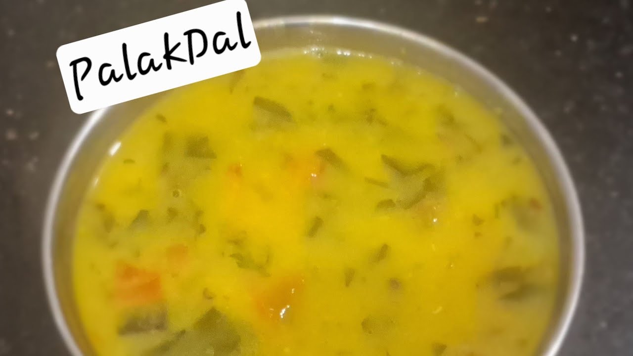"Palak Dal🍲 Creamy & Delicious"