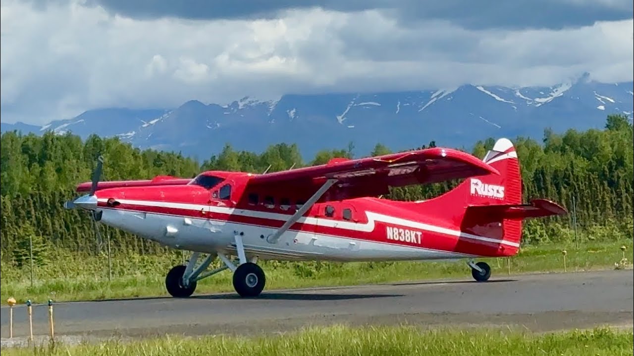 Runway 32 Takeoffs and Landings at Lake Hood Strip – Anchorage, Alaska