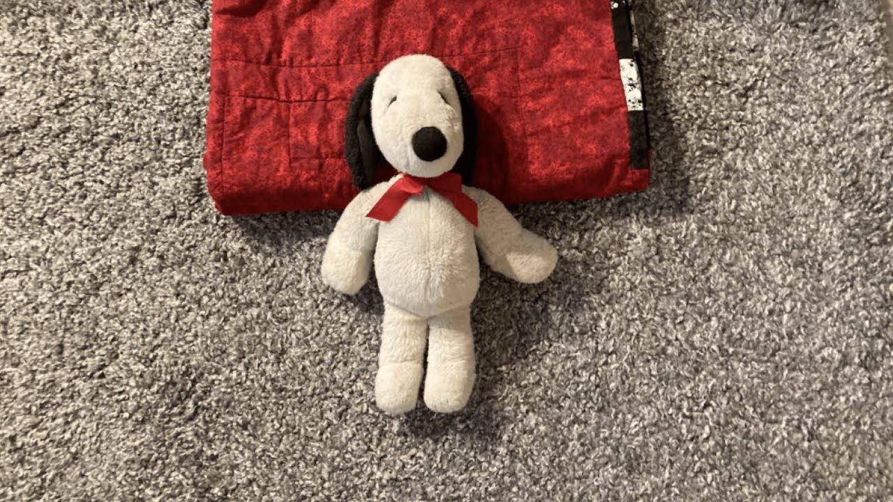 Snoopy Plushie Full Body Massage ASMR