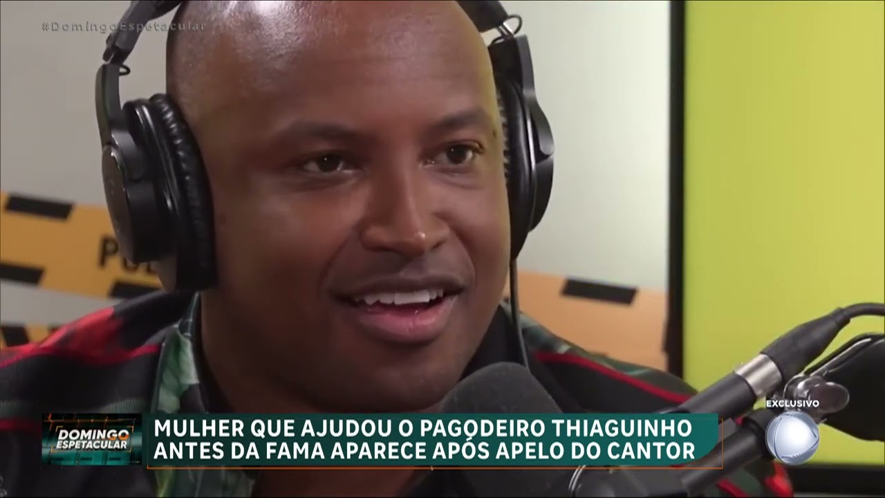 Exclusivo: Thiaguinho encontra mulher que procurava há mais de 20 anos