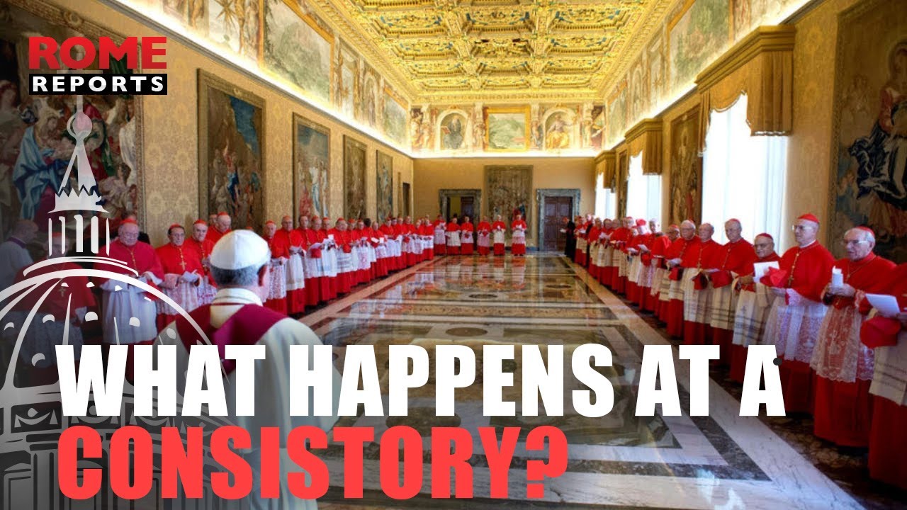 What happens at a consistory?