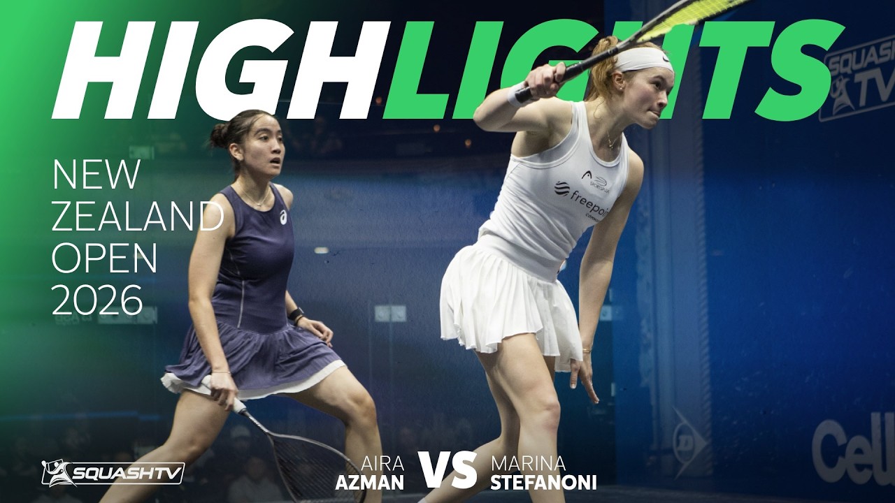 🇺🇸 Stefanoni v Azman 🇲🇾 | New Zealand Open 2026 | QUARTER FINAL HIGHLIGHTS