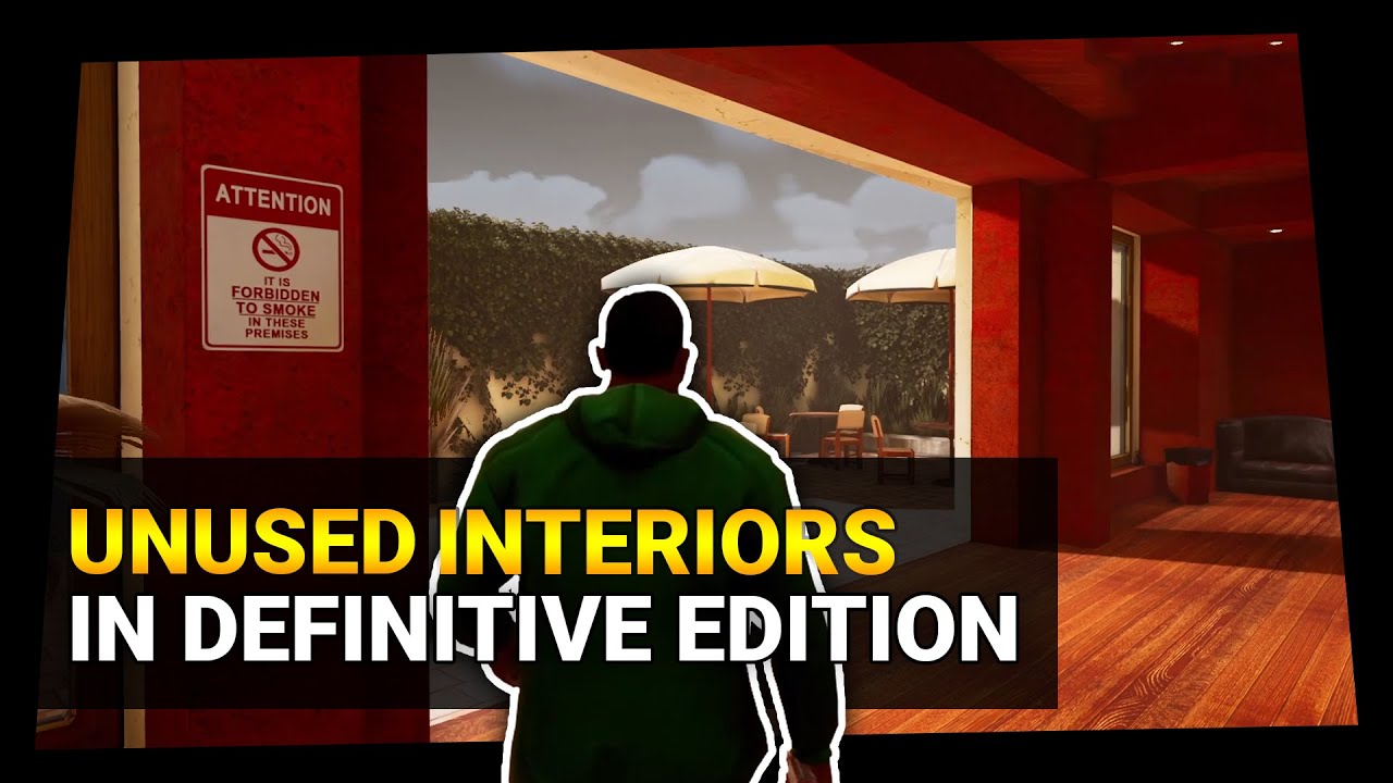 GTA SA: The Definitive Edition - Unused Interiors Showcase