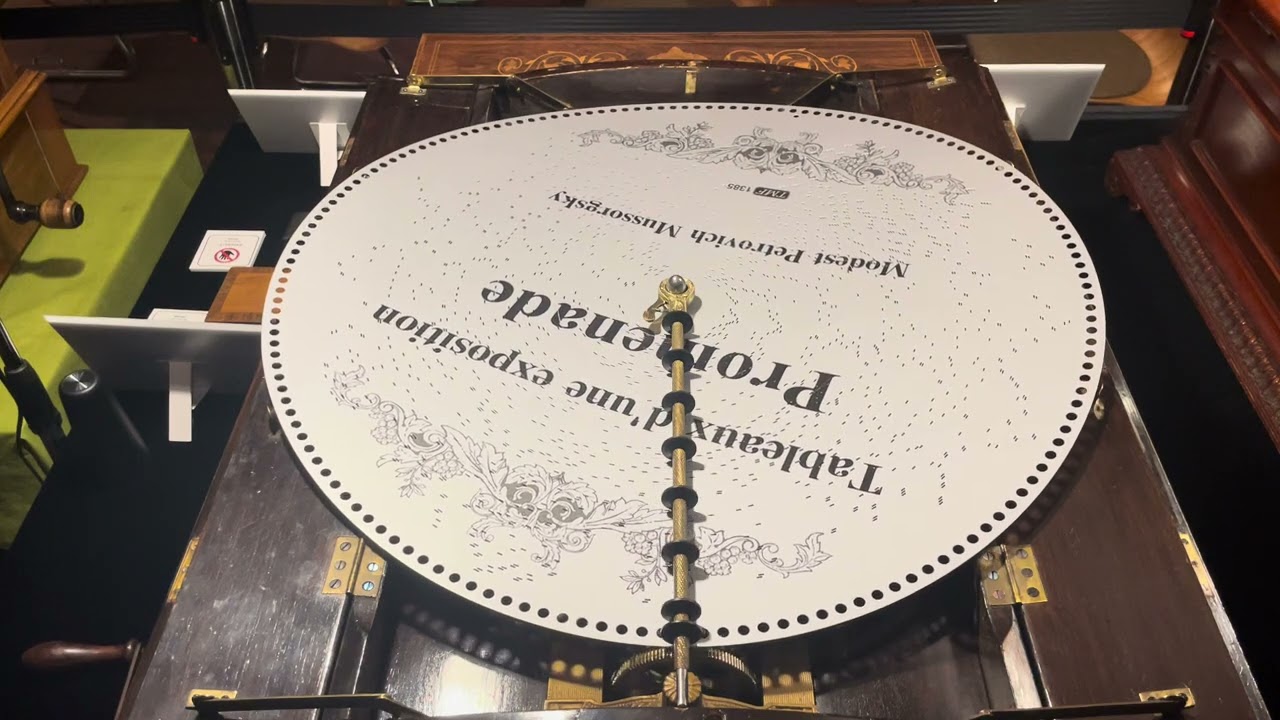 展覧会の絵よりプロムナード（ポリフォン52型）　Tableaux d’une exposition Promnade（Polyphon style 52）