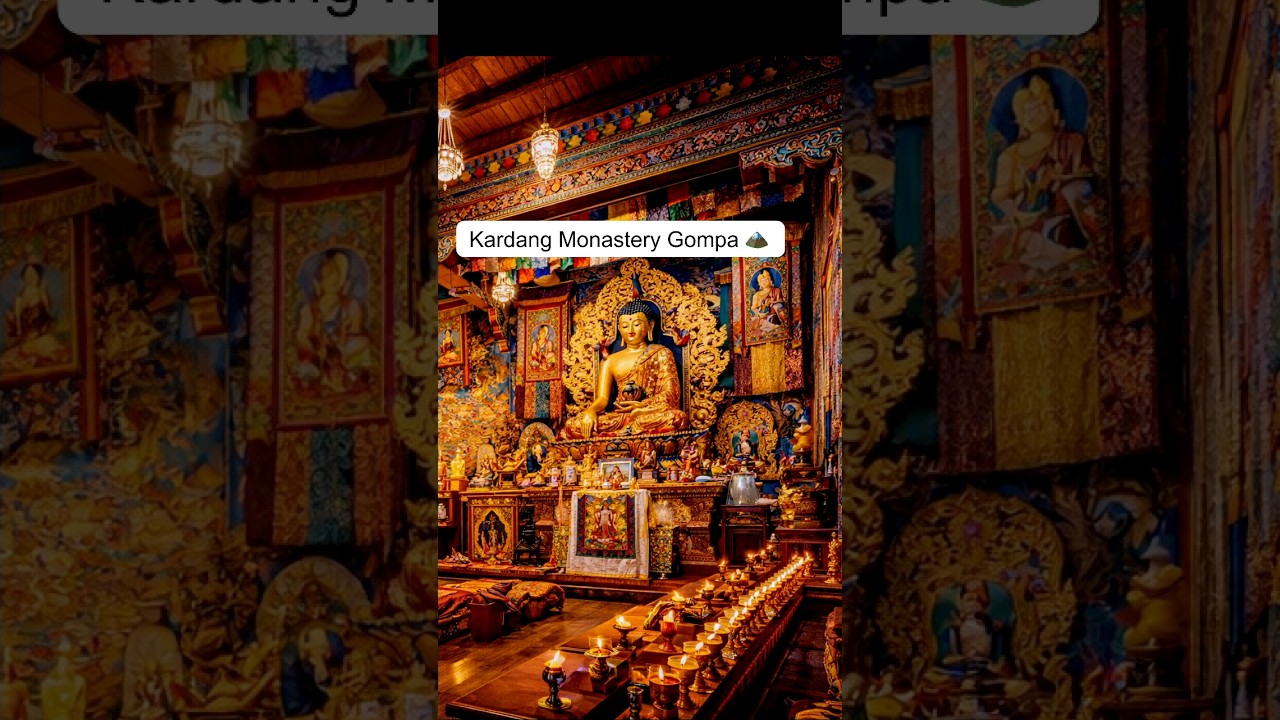 Kardang Monastery | Spiti Valley ka Sukoon 🏔️✨ #viral #motivation #youtubeshorts #travel #shortsfeed