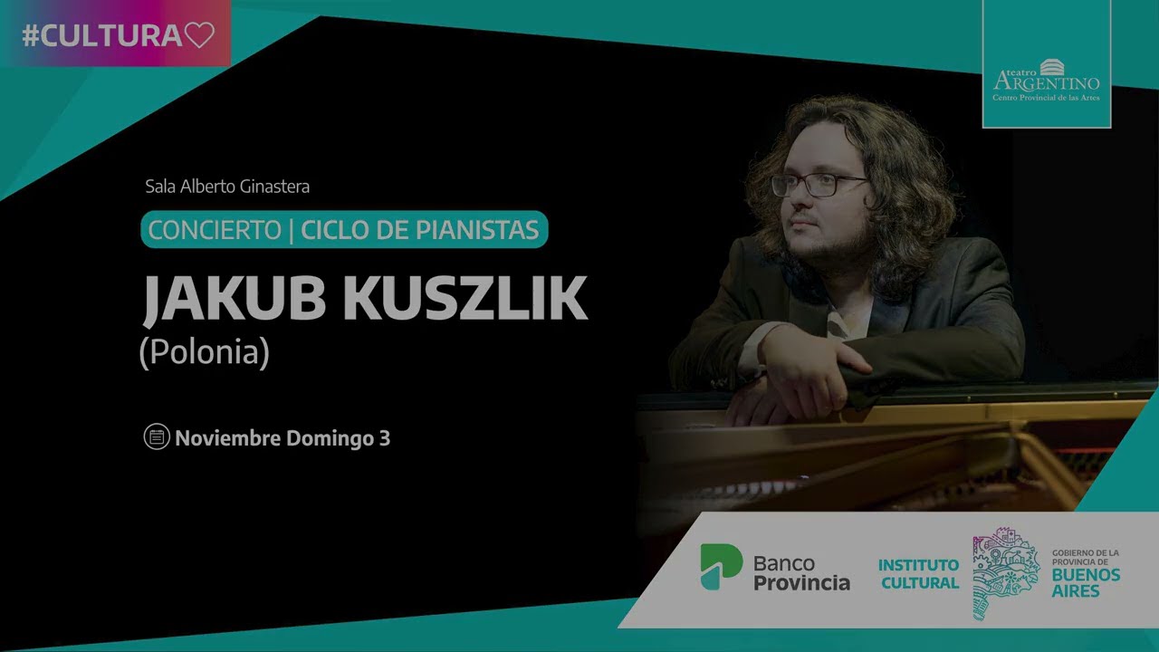 2024-11-03 Concierto de Jakub Kuszlik (Polonia) del Ciclo de Pianistas | Sala Ginastera