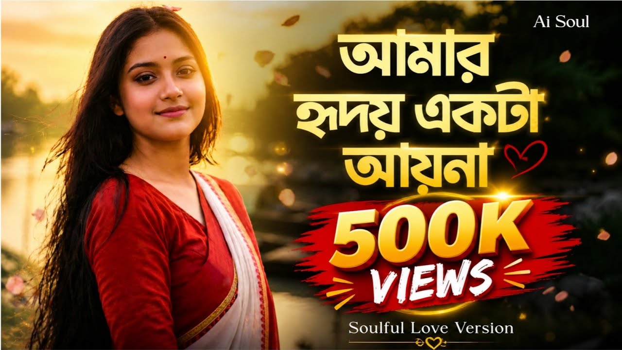 #viral  Amar Hridoy Ekta Ayna | Soulful Chill Version | AI Soul