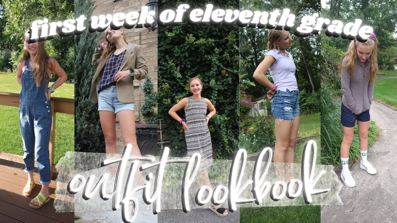 First Week of 11th Grade Outfit Lookbook!! // Episode 162