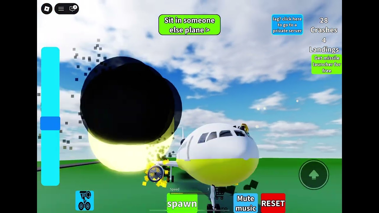 Plane crash and landing ￼