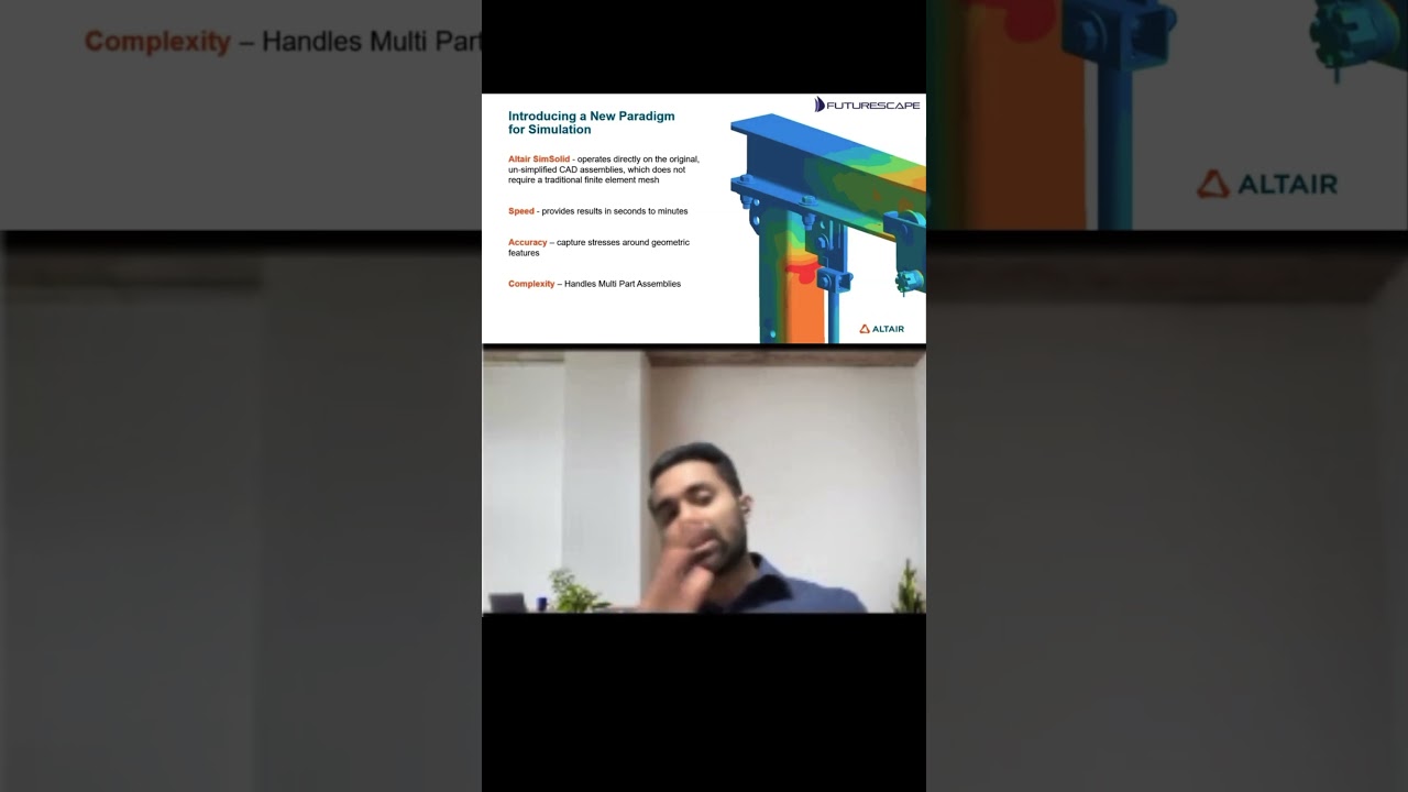 Altair SimSolid Webinar 🚀 A quick glimpse on Introduction🎥 
