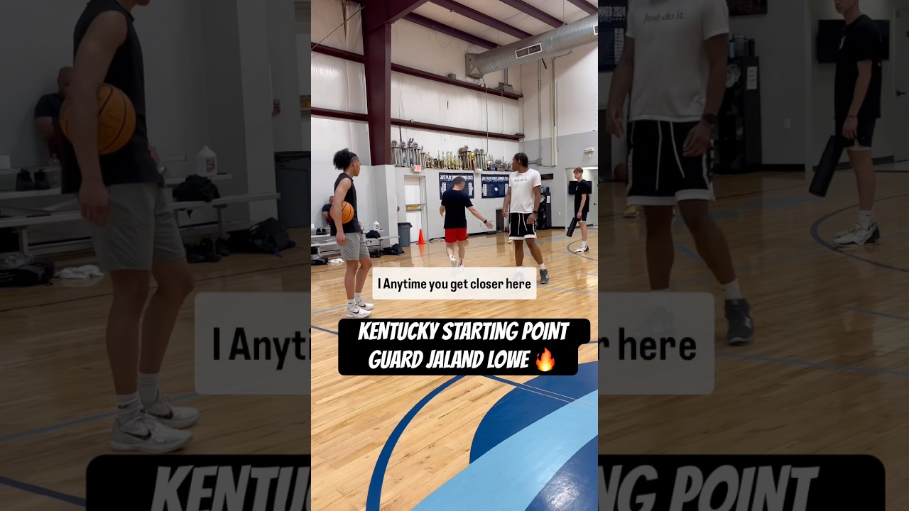 Kentucky starting point guard Jaland Lowe! 