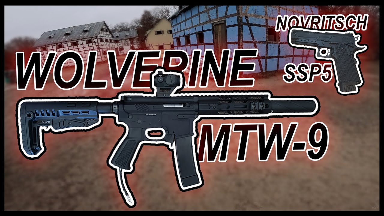 Insane Defensive Airsoft Gameplay : Wolverine MTW-9 : Novritsch SSP5