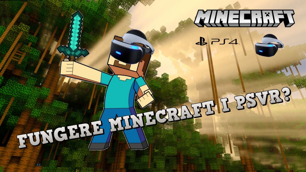 #tsn1400 #tsn1400Minecraft Fungere Minecraft i PSVR? Minecraft PS4 Dansk