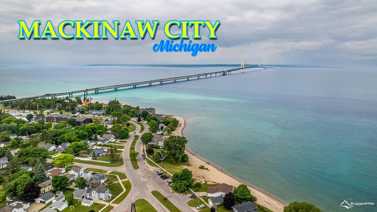 Visiting beautiful MACKINAW CITY , Michigan