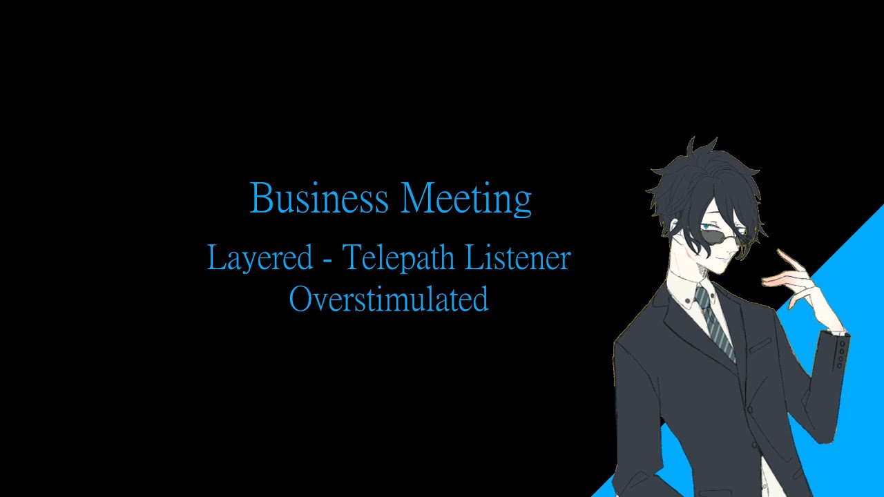 [ASMR Roleplay] The Business Meeting | M4A - Telepath Listener - Layered Audio - Multiple Speakers
