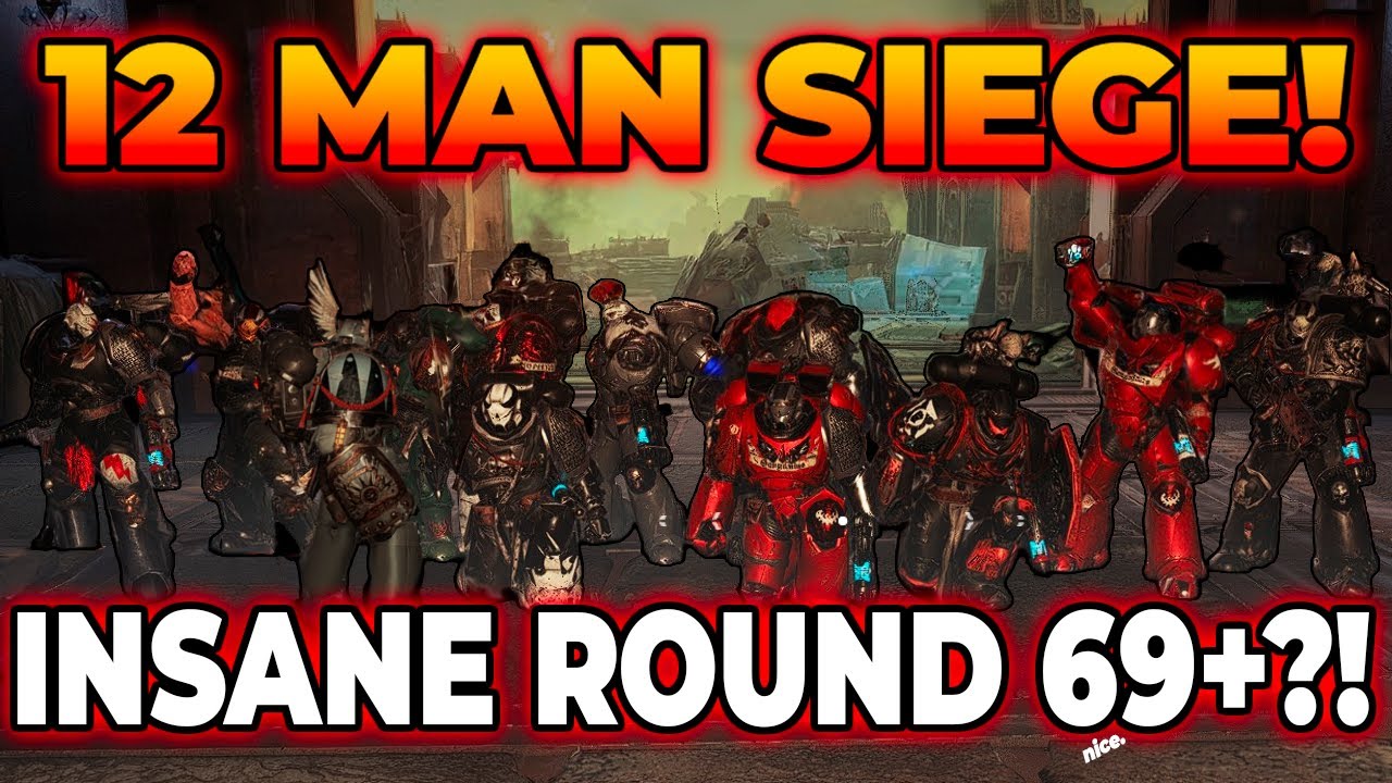 12 Man Siege HARD Mode goes HOW high!? - Space Marine 2