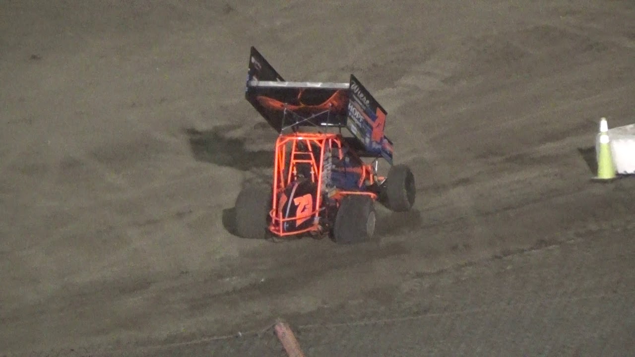All Star Circuit of Champions Sprint Car Summer Slash Highlights Dirt Oval Route 66 June 29 2019