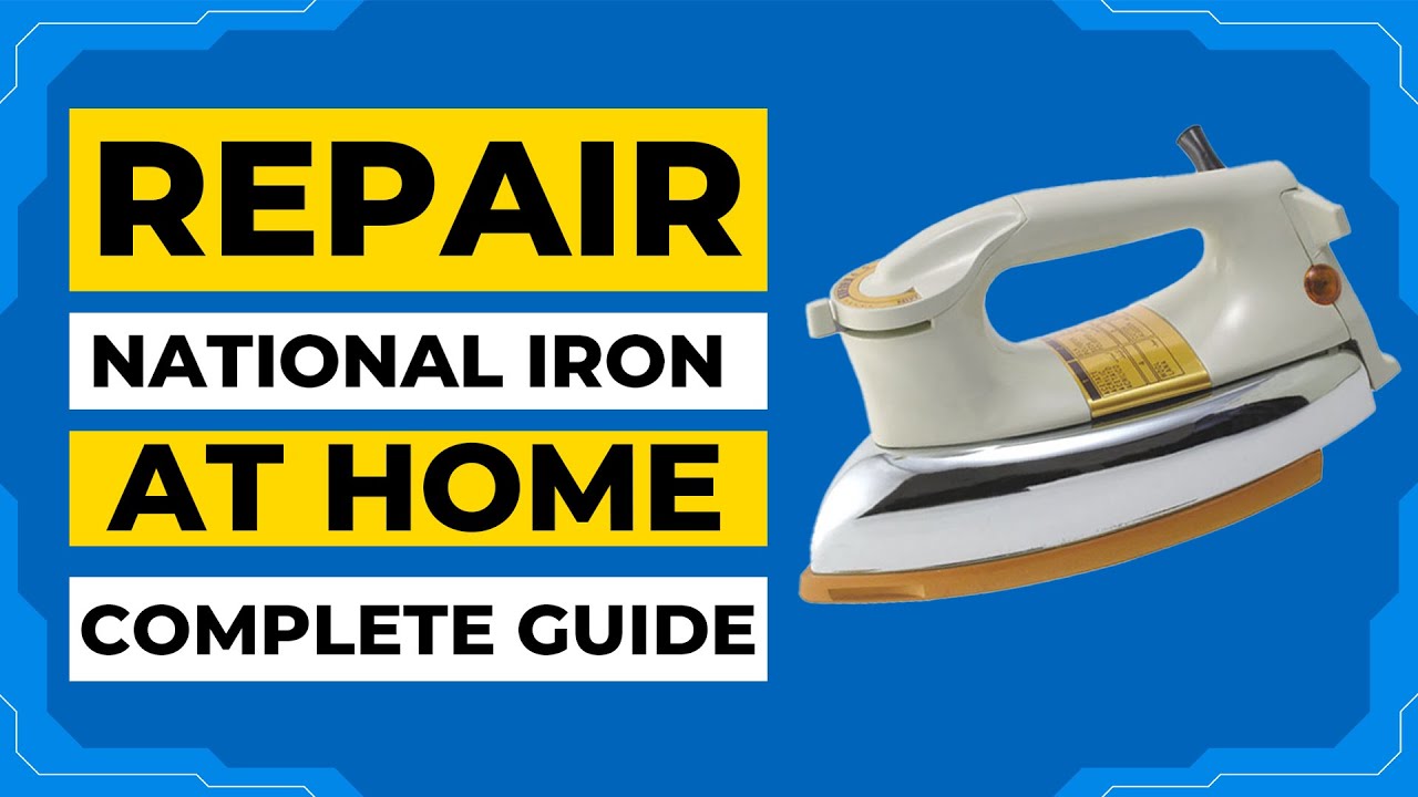 how to repair national iron at home | national iron repairing | national iron thermostat setting