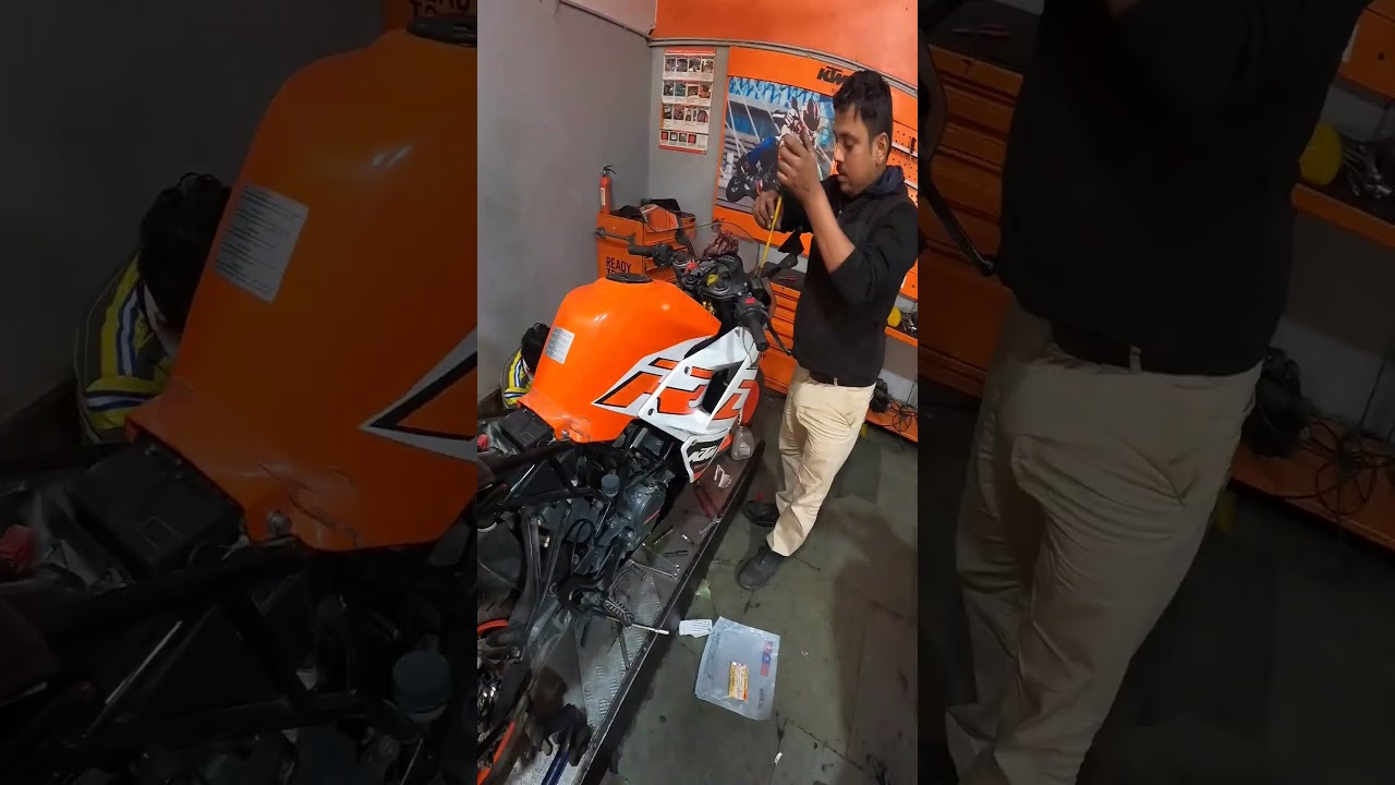 KTM RC 125 | Full Bike Service | Mini Vlog