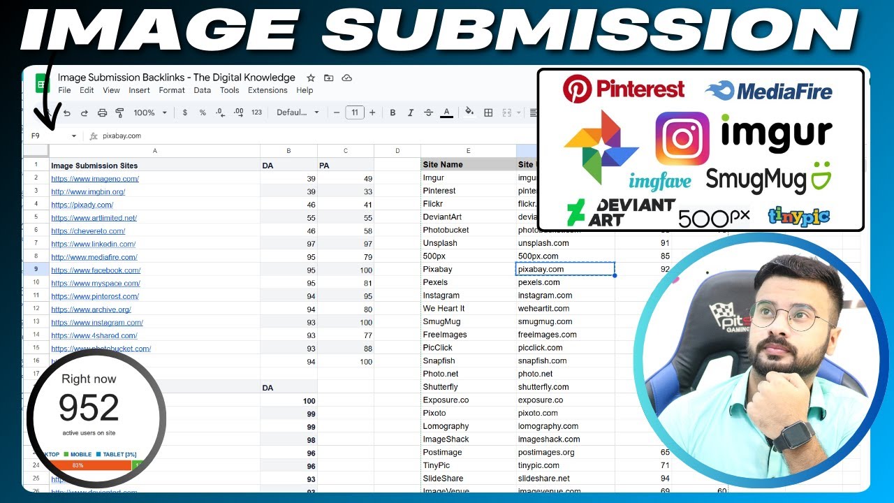 1000+ FREE Image Submission Backlinks - HIGH DA + TRAFFIC + Dofollow