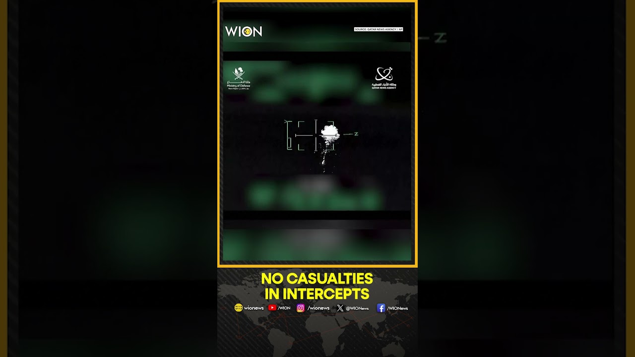 Qatar Air Defenses Shred Iranian Missiles: Epic Intercept Footage