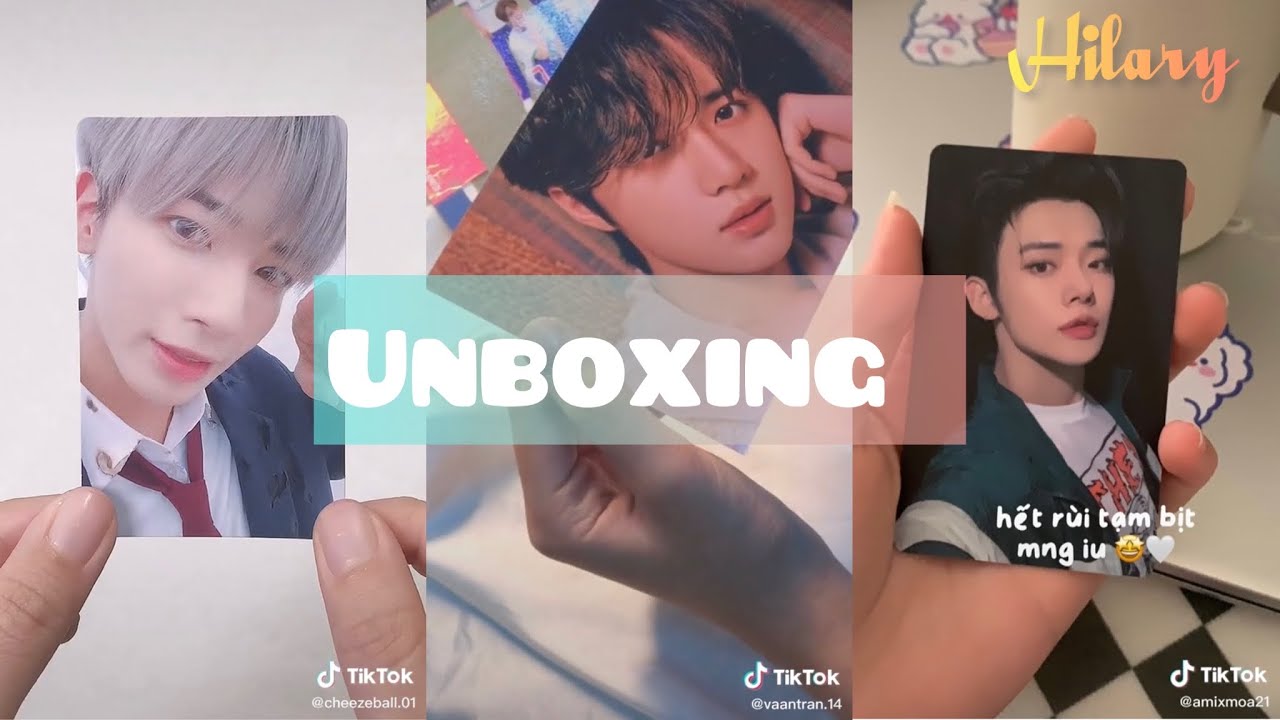 [Tik Tok]Unboxing TXT-Card~Collect Book~Toploader