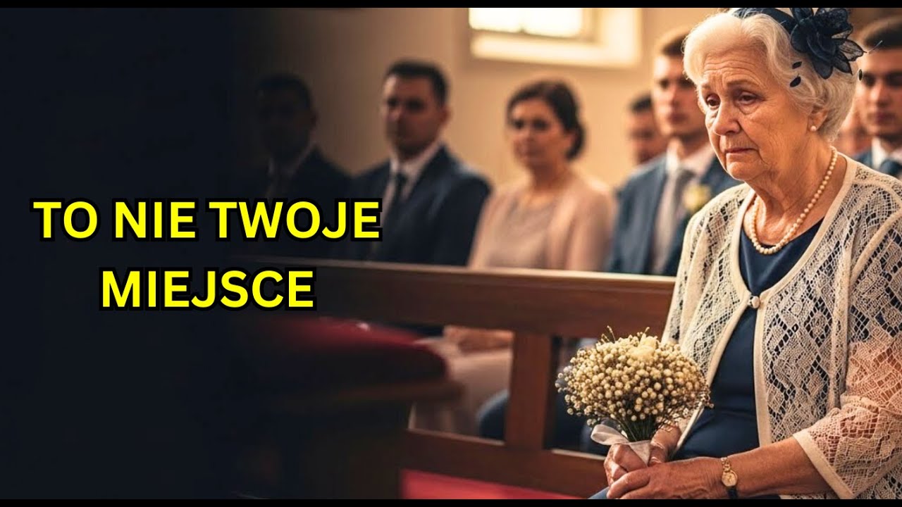 Na ślubie własnej wnuczki usłyszała: „To nie twoje miejsce”