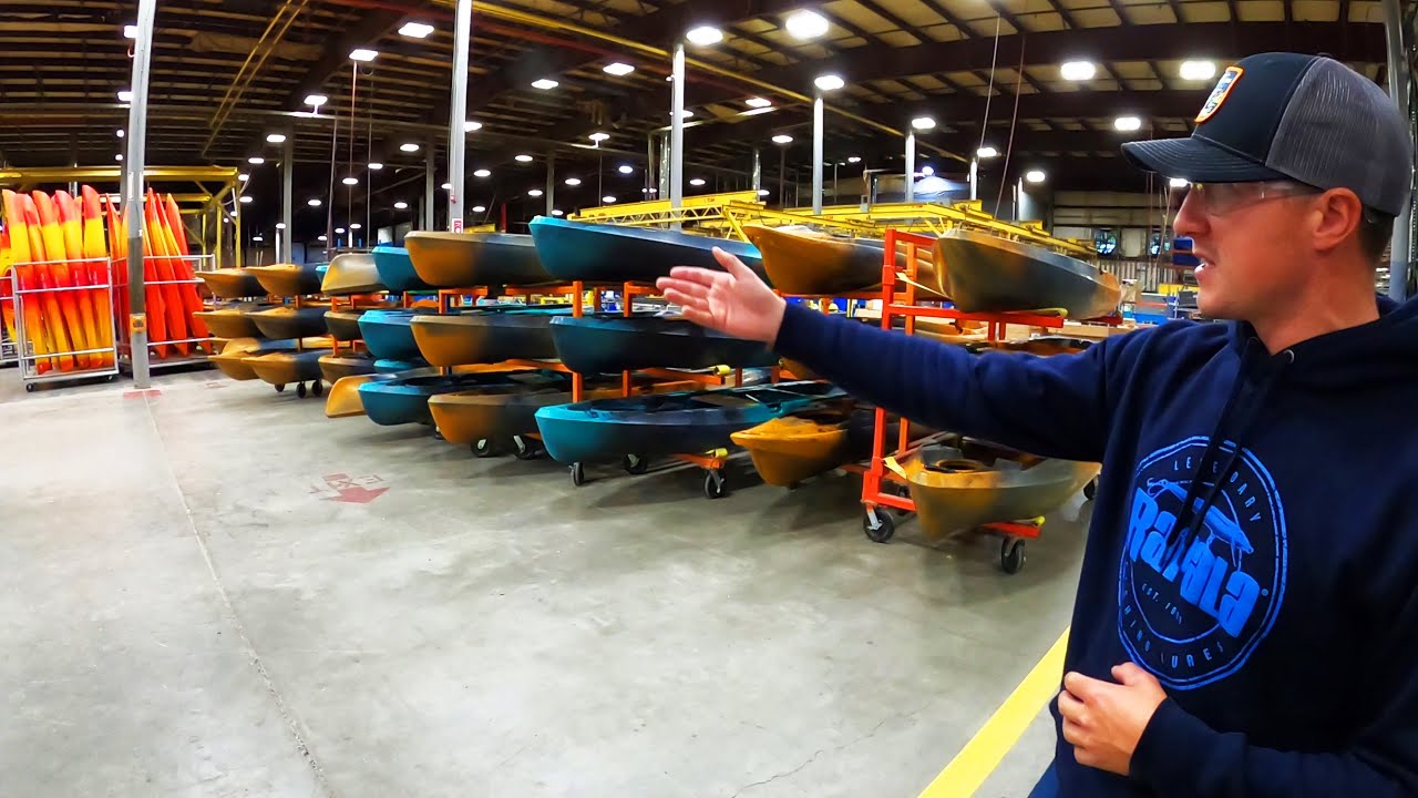 Fishing Kayak and Canoe Factory Tour + Lake Fishing!