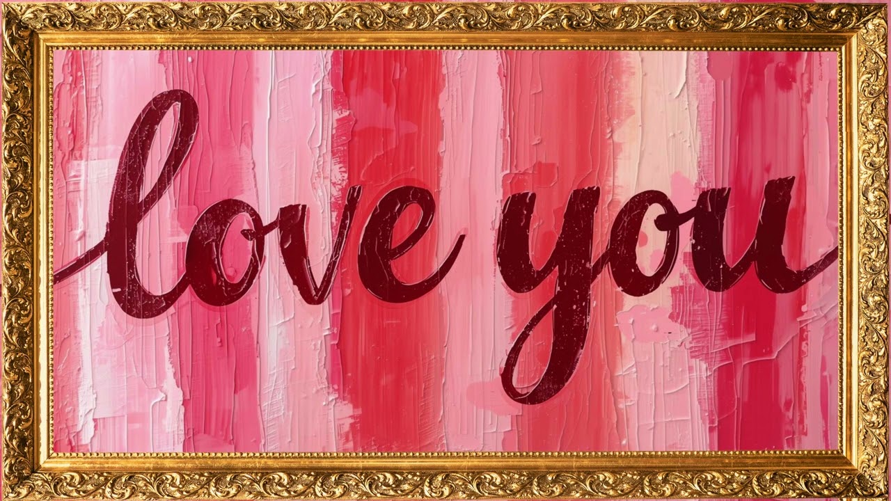 Romantic Love you | Valentine’s Day Frame TV Screensaver | Romantic 4K Display